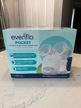 Evenflo Pocket Portable Electric Breast Pump - new in box / factory sealed